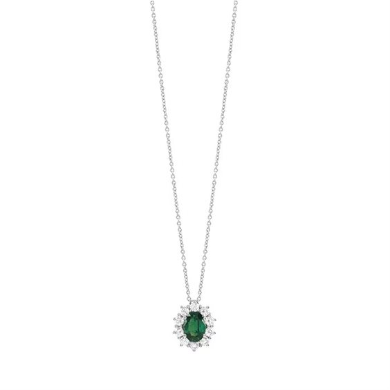 Collana Salvini Donna in Oro bianco Smeraldo 0.31 Ct 20099662 - 20099662